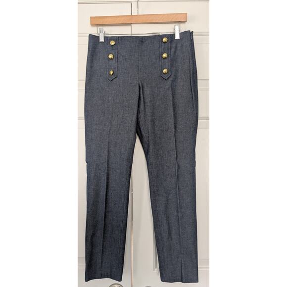 Banana Republic Sloan Gold Button Pants - Picture 1 of 8